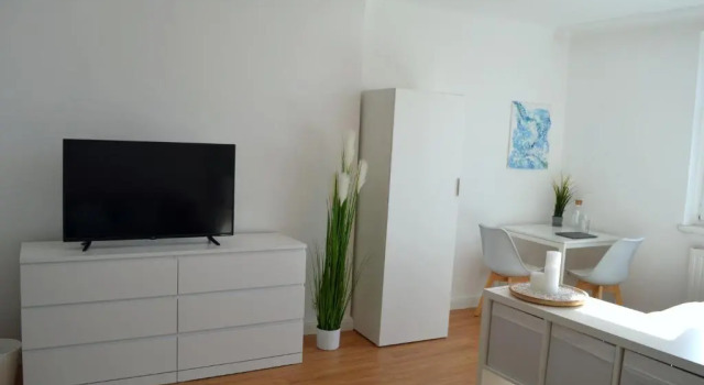 Gemütliches Studio mit Blick auf die Ottakringer Brauerei