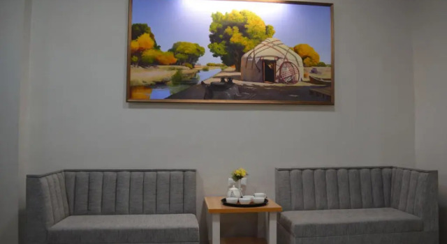 Кровать в общем номере Hostel DANEXAN APA