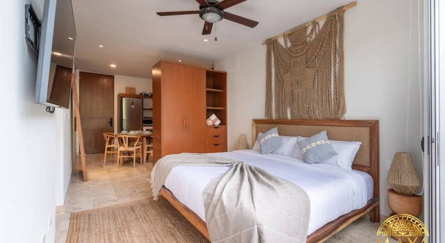 NHOA 207B Lux 1BR Condo Pool View in Aldea Zama, Prenota Appartamento Hotel a Quintana Roo con parcheggio, Parcheggio