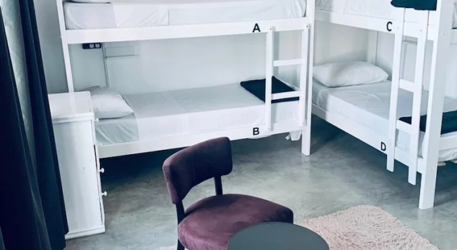 Кровать в общем номере PH Palermo Hostel