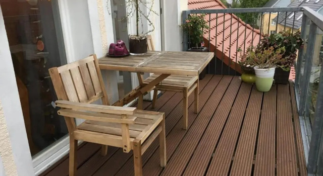 Апартаменты Maisonette Wohnung mit Blick über die Stadt