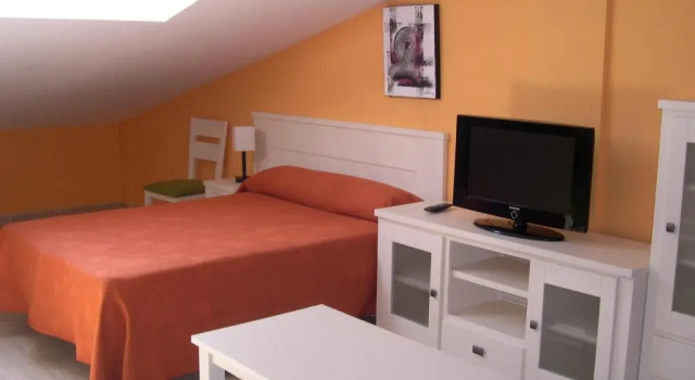 Студия с красивым видом из окна Apartamentos Turisticos de Hospedaje Don Diego