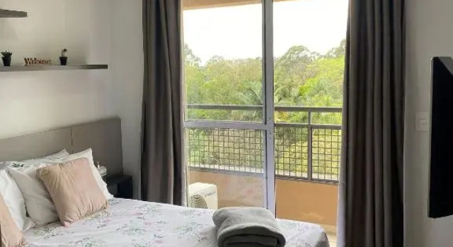 Flat Completo, New Studio Granja Viana, Забронировать Апартаменты/квартира Отели Котия с парковкой, Парковка