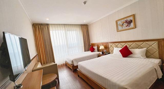 Трёхместный номер Standard с видом на океан Serene Beach Hotel Danang