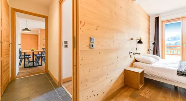 Кровать в общем номере TERRESENS - Les Fermes du Mont-Blanc