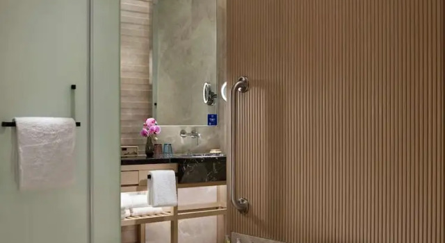 Двухместный номер Deluxe с балконом и с видом на озеро Hilton Shanghai Songjiang Guangfulin