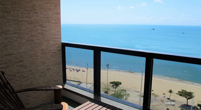 Люкс Superior c 1 комнатой с видом на море Seaflats Iracema Residence