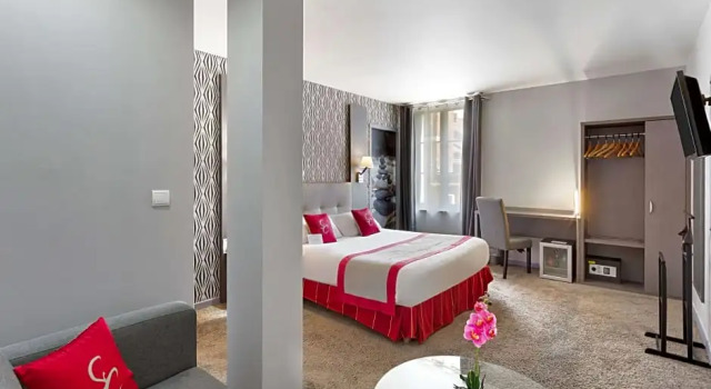 Трёхместный семейный номер Standard Best Western Hotel Saint Claude