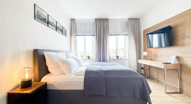 Luxus-Apartment in Leipzig mit Privat-Parkplatz