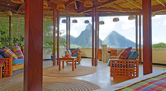 Camera Premium con balcone e con vista sull'oceano Anse Chastanet Resort