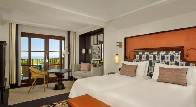 Двухместный номер Deluxe с видом на залив Castillo Hotel Son Vida-Adults Only, a Luxury Collection Hotel, Mallorca
