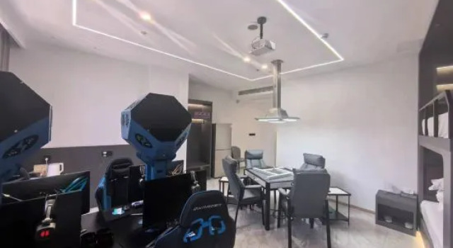 Кровать в общем номере Wuhu Zuoxong E-sports Hotel (Aoran Tiancheng Branch)