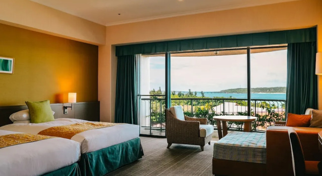 Двухместный номер Superior с балконом и с видом на океан Miyakojima Tokyu Hotel & Resorts