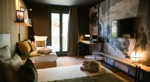 Трёхместный номер Premium La Folie Douce Hotels Chamonix