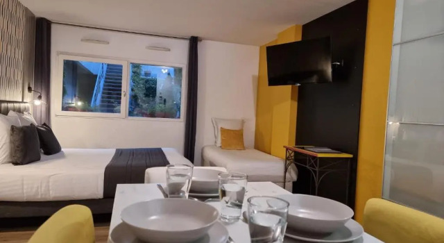 Трёхместная студия City Loft Dijon
