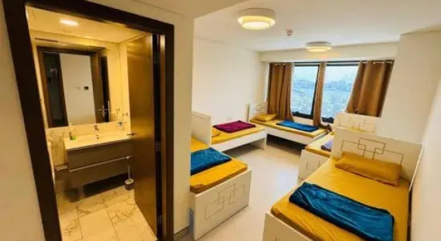 Кровать в общем номере emaro hostel