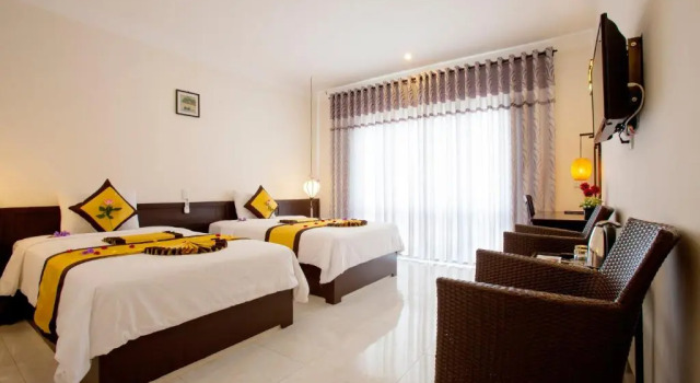 Двухместный номер Deluxe с видом на бассейн Phuc Thao Villa
