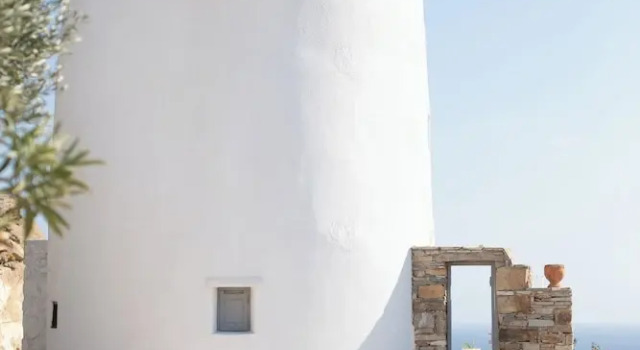 Четырёхместный номер Superior с видом на море Apostolis Windmill