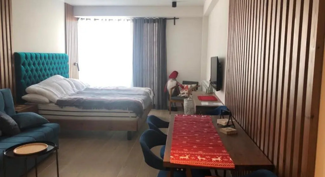 New Gudauri Atrium Apartment 202, Rezerwuj Apartament Hotele w Mtkheta-Mtianeti z basenem, Basen