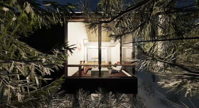 Шале Luxury с балконом The Guest House Japan Hakuba