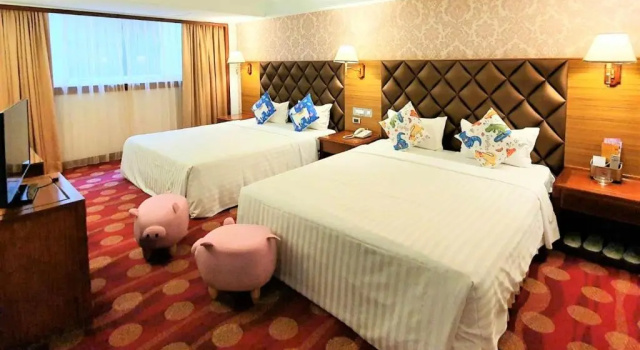 Четырёхместный номер Deluxe Chyuan Du Spring Resort