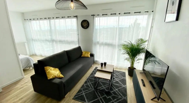 L'Industriel Chic, 2 Pieces Avec Vu Imprenable Sur Rouen, Забронировать Отель Отели Руана с парковкой, рядом с Музей Флобера и истории медицины, Парковка