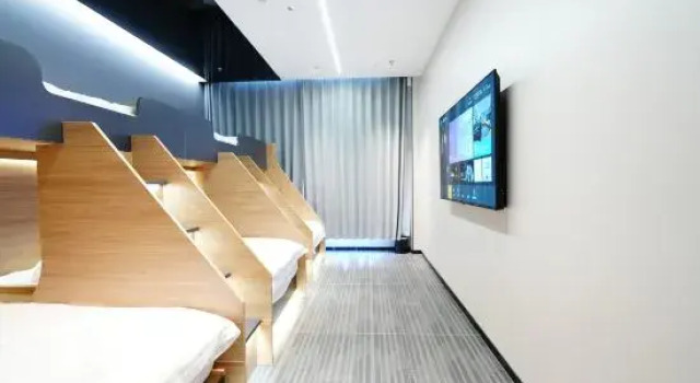 Кровать в общем номере Ai eSports Hotel (Yancheng Golden Eagle International Shopping Center)