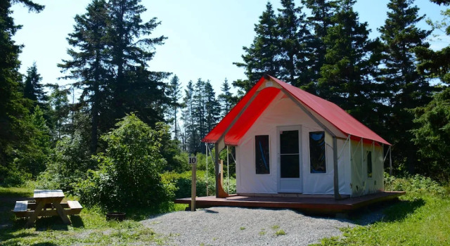 Тент Maisonnettes Camping de la Baie de Perce