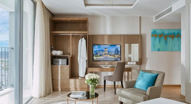 Двухместный семейный номер Standard с видом на город Panorama Nha Trang Sunlight Apartment