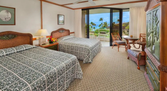 Двухместный номер с видом на океан OUTRIGGER Kāʻanapali Beach Resort