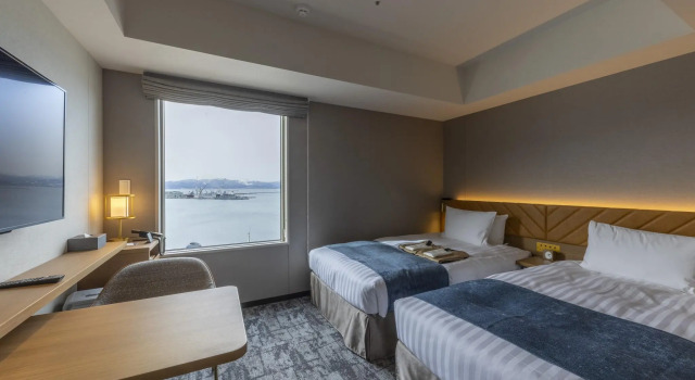 Двухместный номер Standard Tokyu Stay Hakodate Asaichi Akarinoyu