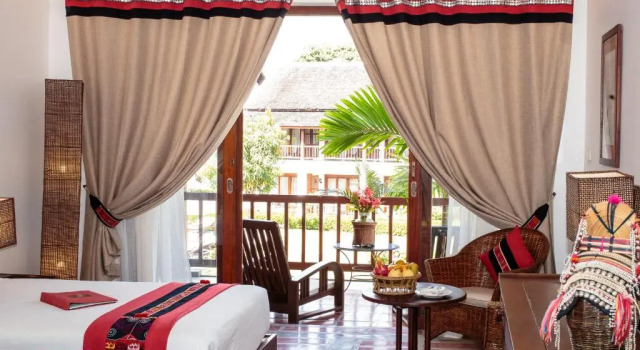 Двухместный номер Deluxe с видом на горы Riverside Boutique Resort, Vang Vieng