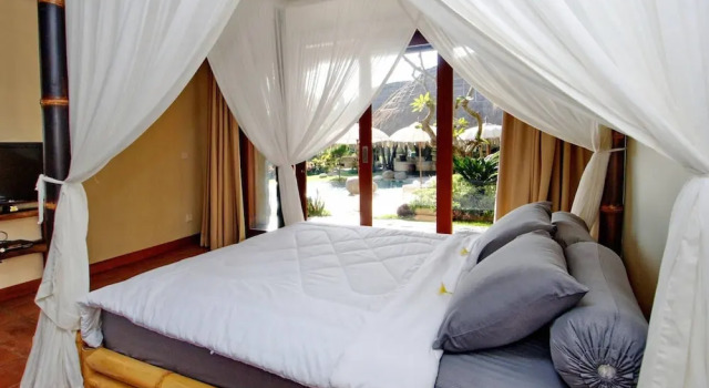 The Uma Villa in Canggu, Rezervovat Vila Chaty v Bali, Chalupa