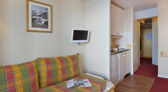 Belle Plagne Studio Cabin on Slopes for 4 People of 23mâ² Th02, Забронировать Апартаменты/квартира Бель-Плань Ла-Плань-Тарантез