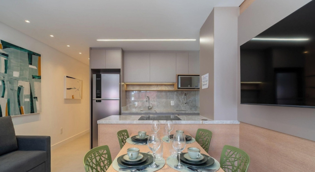 Апартаменты Fully Equipped Apartments 220 m From the Beach in Jurerê Rtys