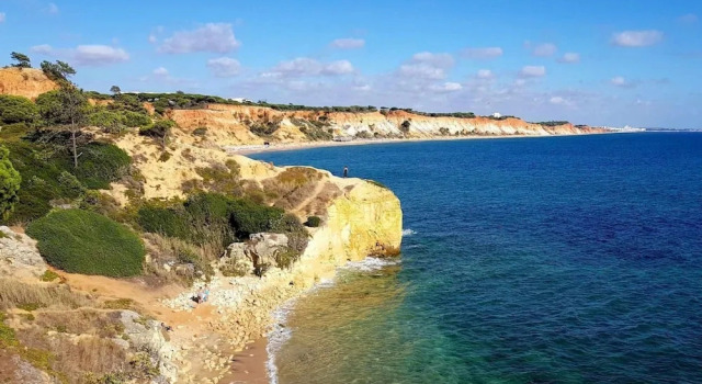 Апартаменты c 1 комнатой с балконом и с красивым видом из окна Albufeira sea View 52