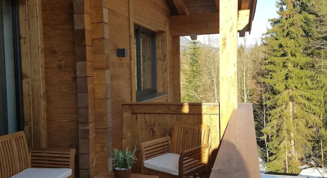Апартаменты с 2 комнатами с балконом и с видом на горы Zeitfrei Chalet Apartments