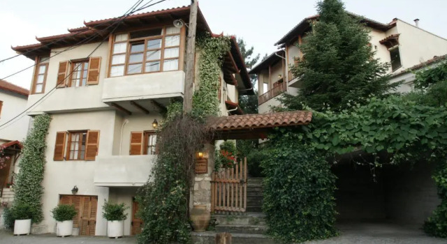 Двухместная студия с красивым видом из окна Guesthouse Papanikolaou
