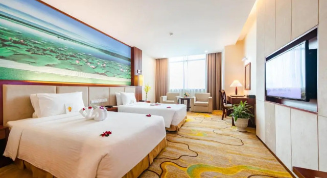 Двухместный номер Deluxe с видом на город Muong Thanh Luxury Quang Ninh Hotel