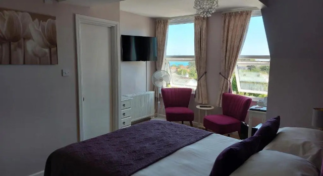 Deniz manzaralı Süper çift kişilik oda Two Beaches