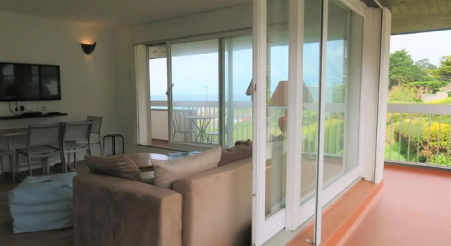 Appartement VUE SUR MER avec terrasse, plage de Trestraou à PERROS-GUIREC - Ref 861, Rezerwuj Apartament Perros-Guirec 