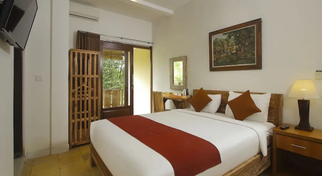 Двухместный номер Deluxe c 1 комнатой с видом на сад Manggis Sari Guesthouse