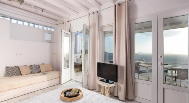 Двухместный номер Standard с балконом и с видом на море Marina Sunset View Mykonos