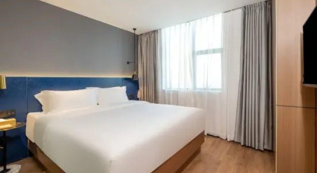Двухместный люкс Business с видом на улицу Cheermay Hotels (Hongshulin Beach Branch, Chengqu District, Shanwei)