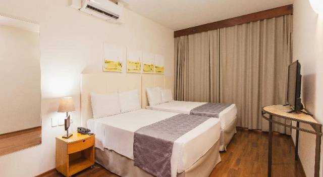 Четырёхместный номер Deluxe Hotel Dan Inn São José do Rio Preto by Nacional Inn