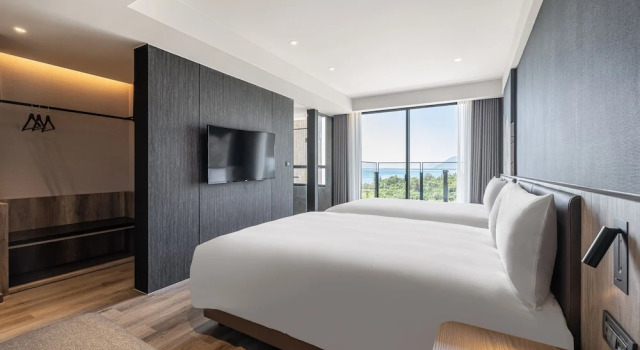 Семейный номер Classic с видом на океан The Moment Hotel Hualien by Lakeshore