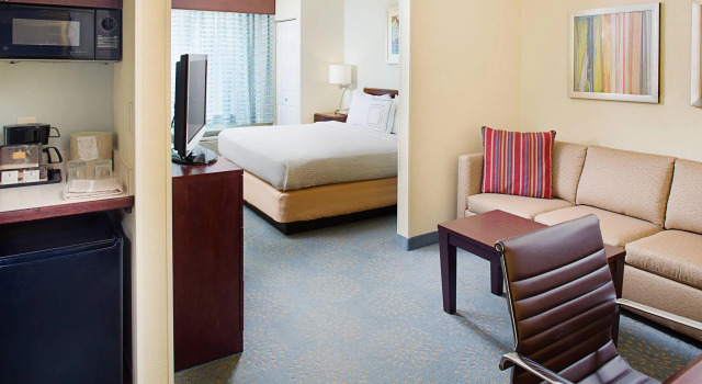 Двухместный люкс SpringHill Suites by Marriott Manchester-Boston Regional Airport