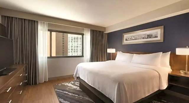 Двухместный люкс лофт с балконом Embassy Suites by Hilton Indianapolis Downtown