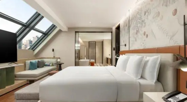 Двухместный люкс c 1 комнатой с видом на реку Hotel Indigo Zhuhai Hengqin by IHG