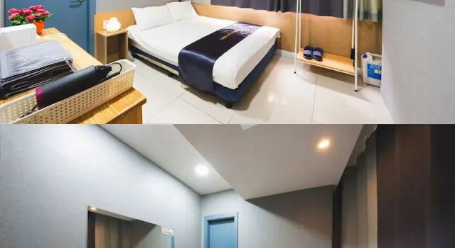 Двухместный номер Deluxe c 1 комнатой с видом на город MyeongDong New Stay Inn